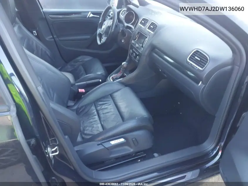 WVWHD7AJ2DW136060 2013 Volkswagen Gti