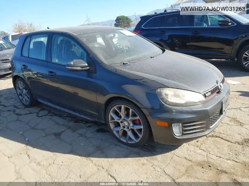 WVWHD7AJ6DW031263 2013 Volkswagen Gti