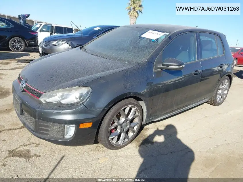 WVWHD7AJ6DW031263 2013 Volkswagen Gti