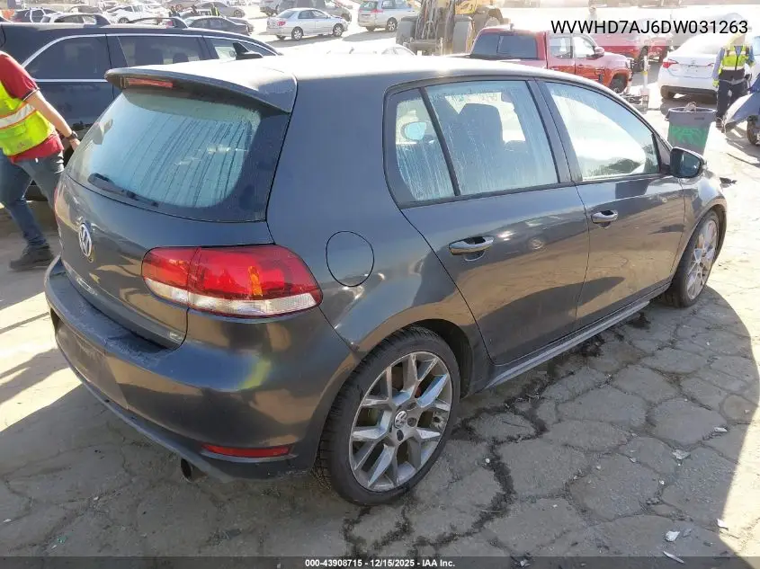 WVWHD7AJ6DW031263 2013 Volkswagen Gti