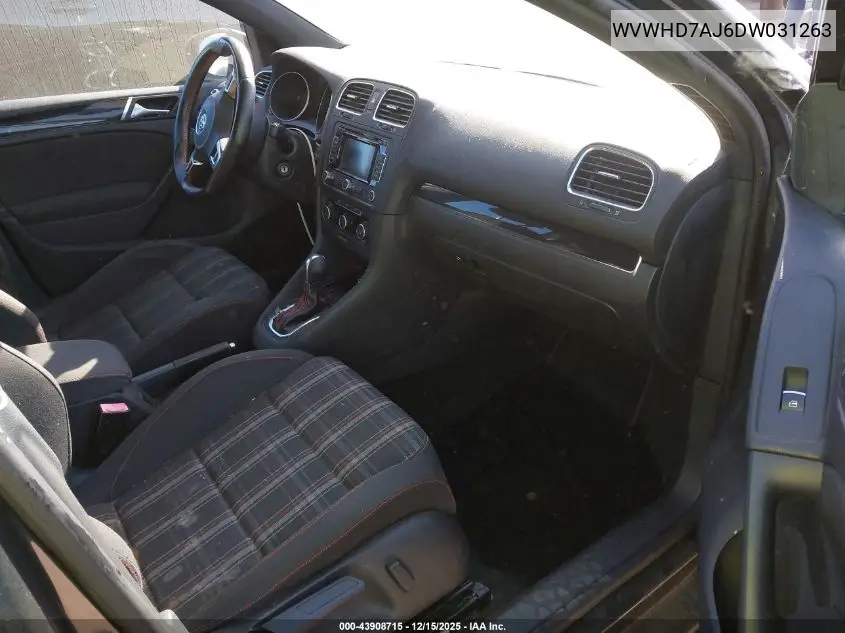 WVWHD7AJ6DW031263 2013 Volkswagen Gti