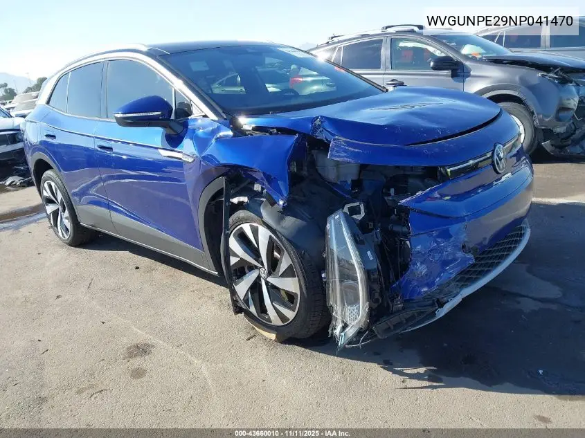 WVGUNPE29NP041470 2022 Volkswagen Id.4 Awd Pro S