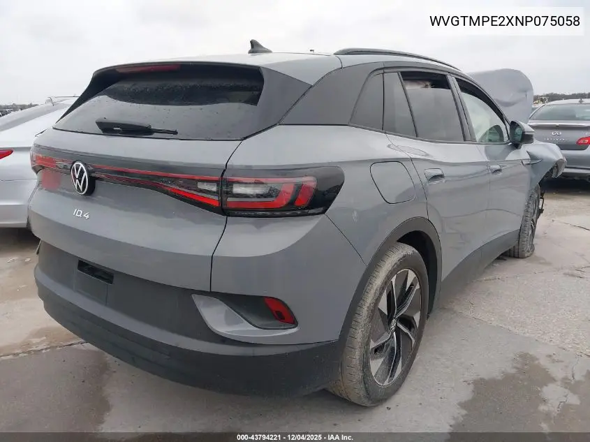 WVGTMPE2XNP075058 2022 Volkswagen Id.4 Pro S