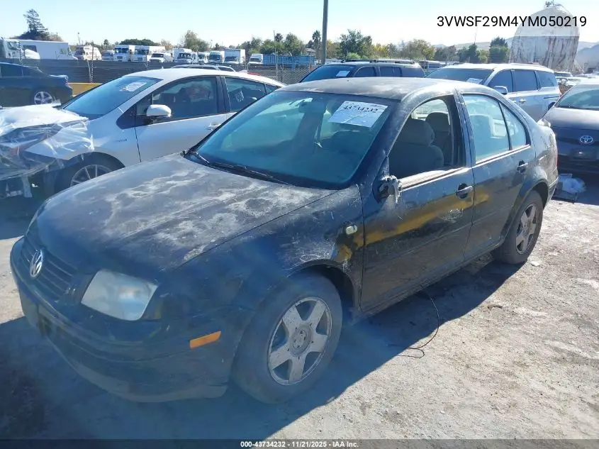 3VWSF29M4YM050219 2000 Volkswagen Jetta Gls Tdi