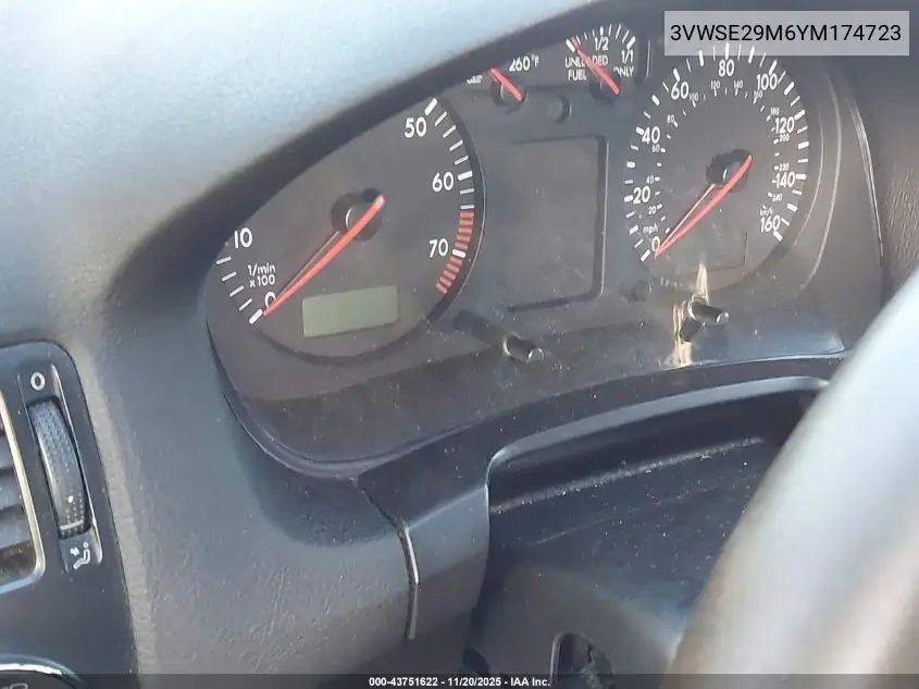 3VWSE29M6YM174723 2000 Volkswagen Jetta Gls Vr6