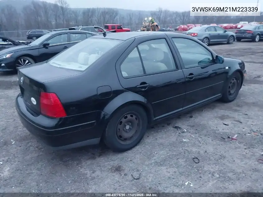 3VWSK69M21M223339 2001 Volkswagen Jetta Gls