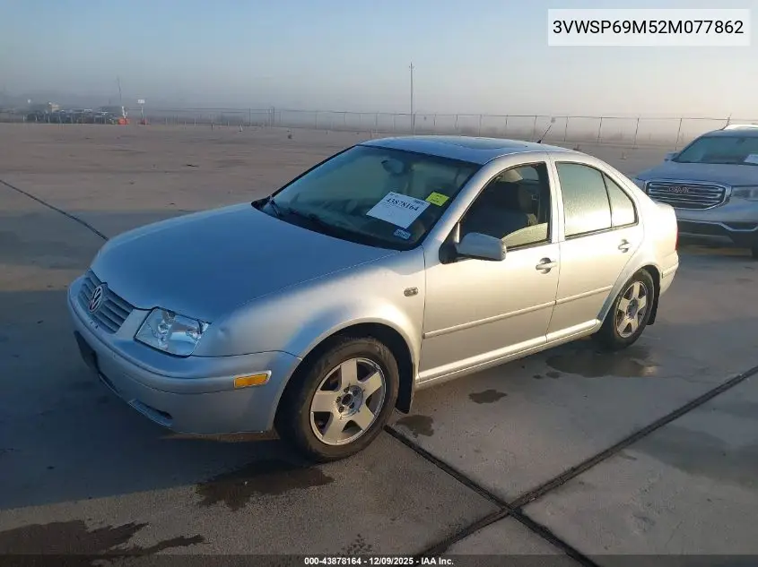 3VWSP69M52M077862 2002 Volkswagen Jetta Gls Tdi
