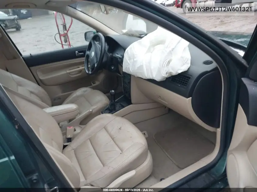 WVWSP61J12W601321 2002 Volkswagen Jetta Gls Tdi