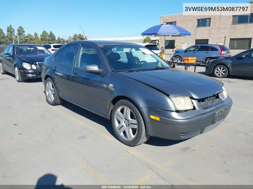 3VWSE69M53M087797 2003 Volkswagen Jetta Gls 1.8T