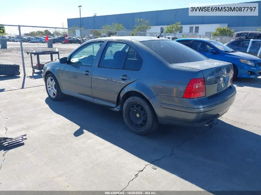 3VWSE69M53M087797 2003 Volkswagen Jetta Gls 1.8T