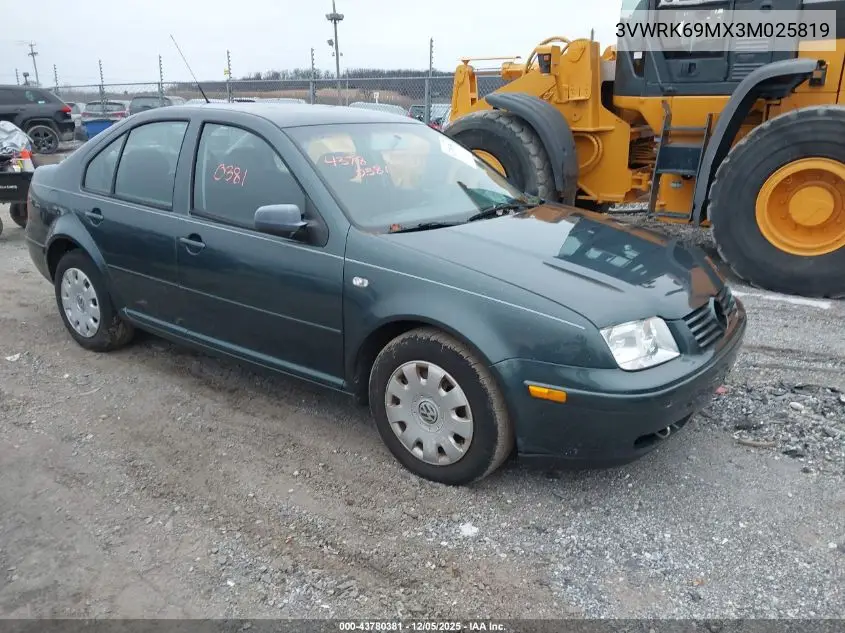 3VWRK69MX3M025819 2003 Volkswagen Jetta Gl