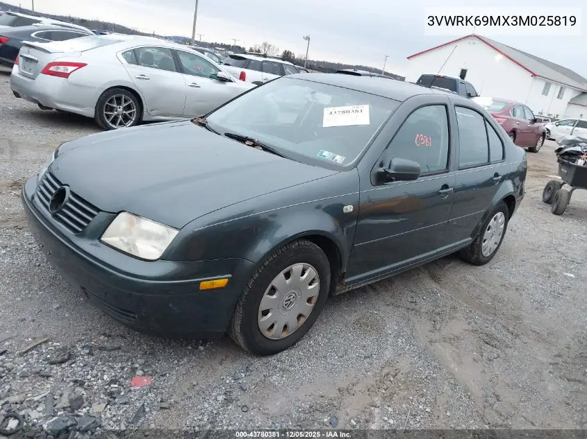3VWRK69MX3M025819 2003 Volkswagen Jetta Gl