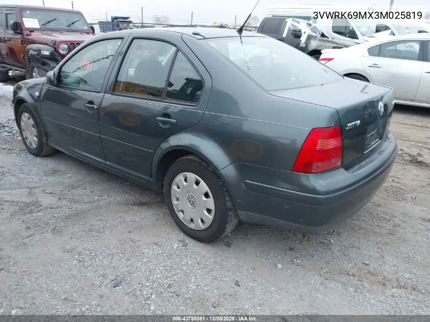 3VWRK69MX3M025819 2003 Volkswagen Jetta Gl