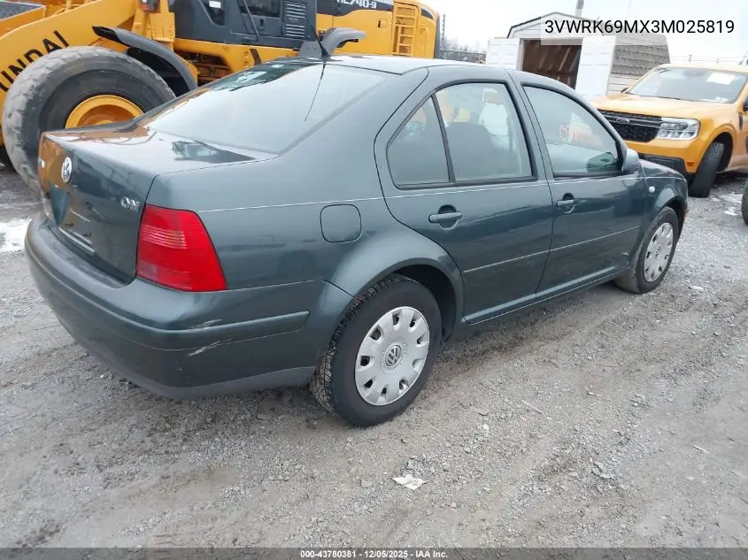 3VWRK69MX3M025819 2003 Volkswagen Jetta Gl