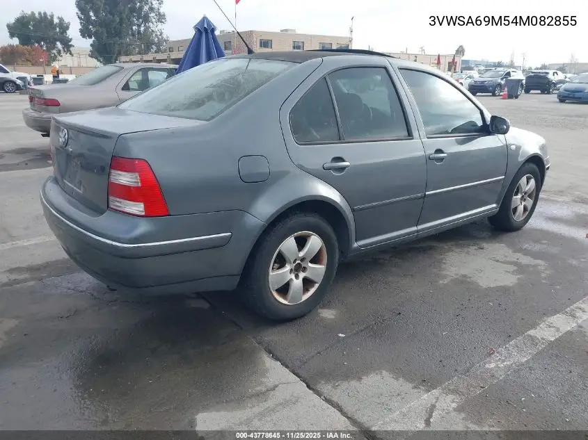 3VWSA69M54M082855 2004 Volkswagen Jetta Gls 2.0L