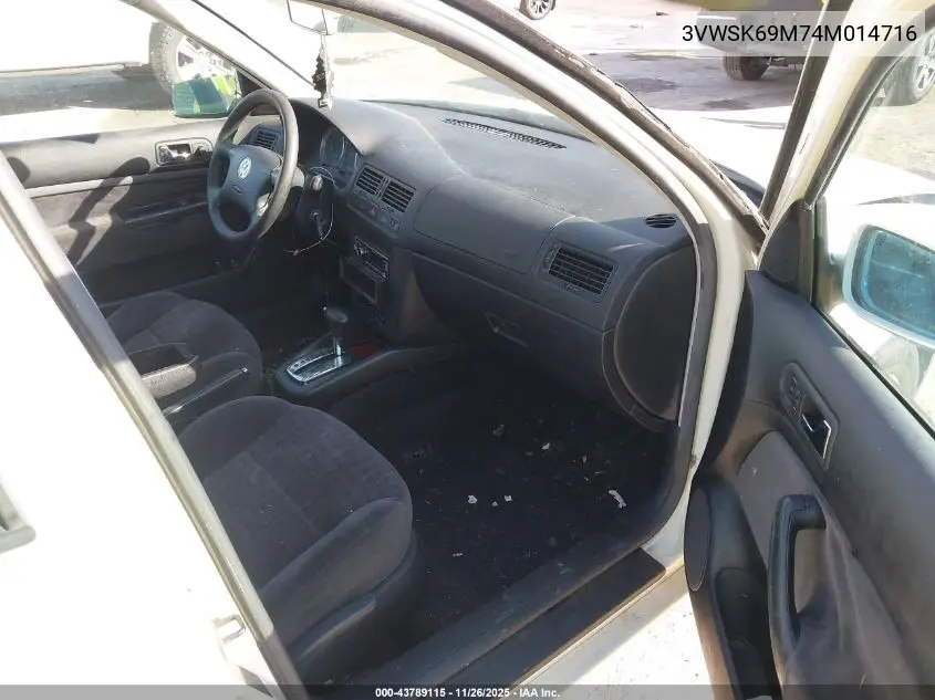 3VWSK69M74M014716 2004 Volkswagen Jetta Gls 2.0L