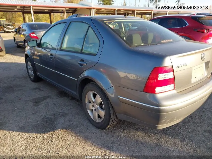 3VWSK69M05M033318 2005 Volkswagen Jetta Gls 2.0L