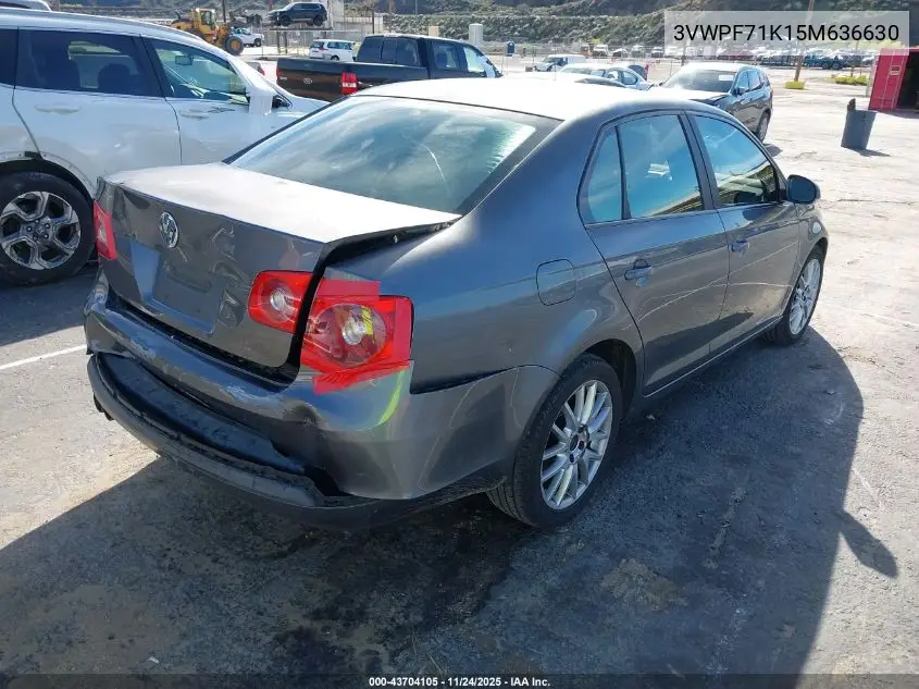 3VWPF71K15M636630 2005 Volkswagen Jetta Value Edition