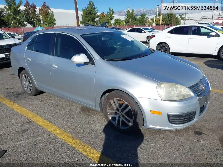 3VWSG71K55M634564 2005 Volkswagen Jetta 2.5