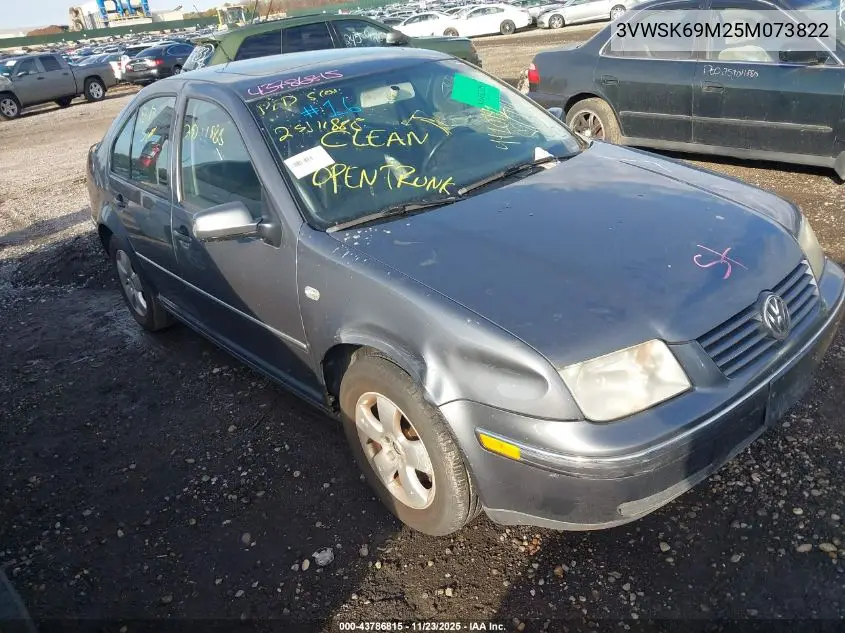 3VWSK69M25M073822 2005 Volkswagen Jetta Gls 2.0L