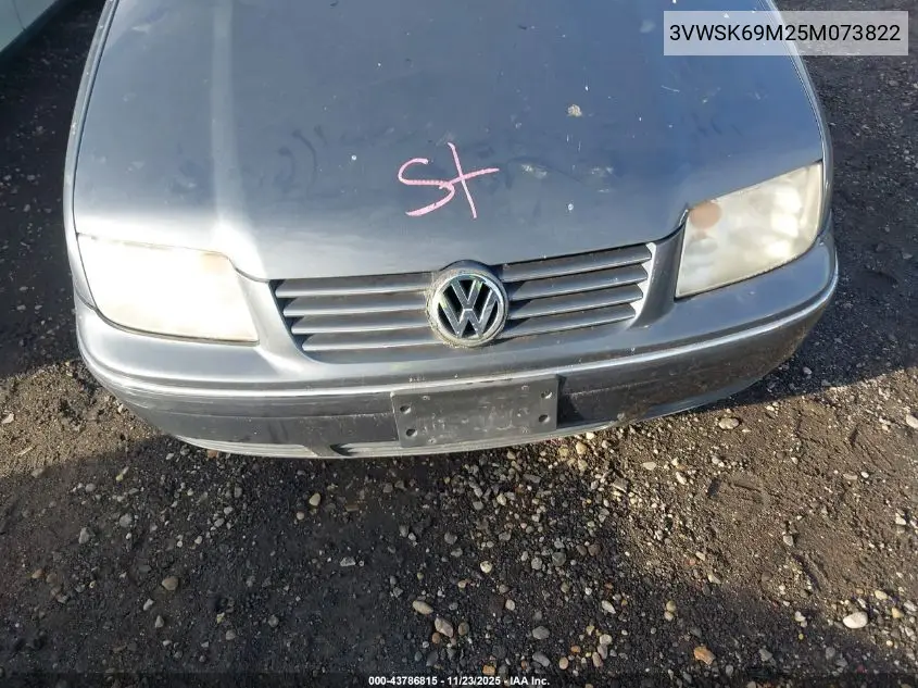 3VWSK69M25M073822 2005 Volkswagen Jetta Gls 2.0L