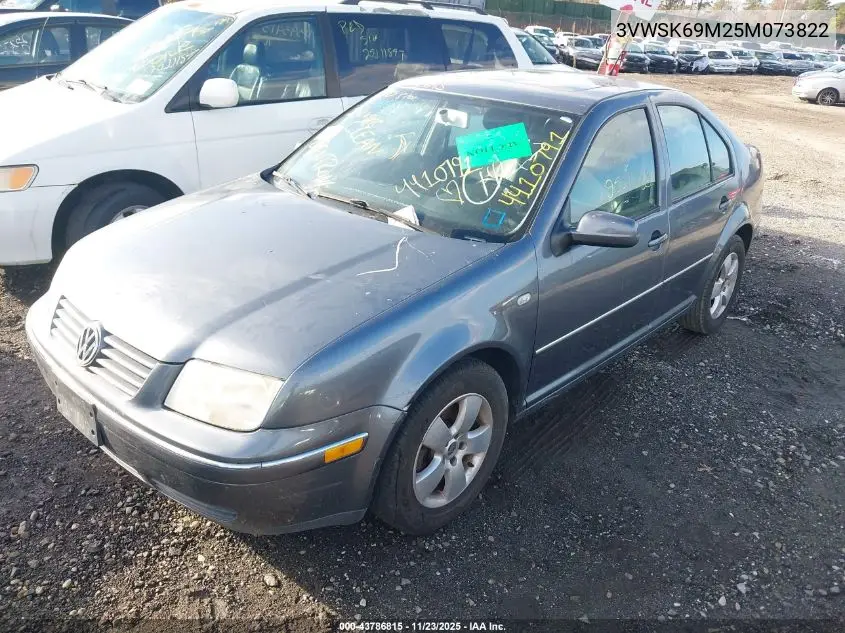 3VWSK69M25M073822 2005 Volkswagen Jetta Gls 2.0L