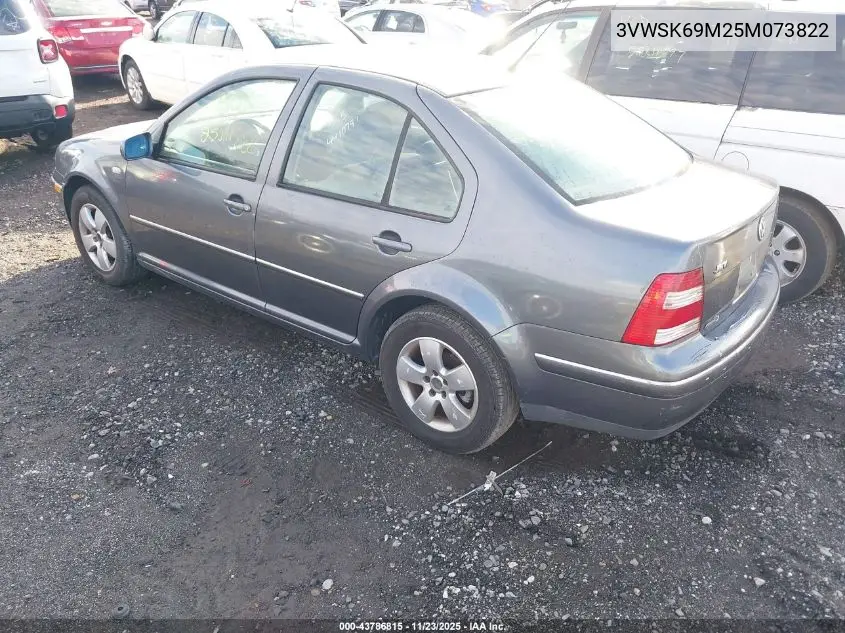 3VWSK69M25M073822 2005 Volkswagen Jetta Gls 2.0L