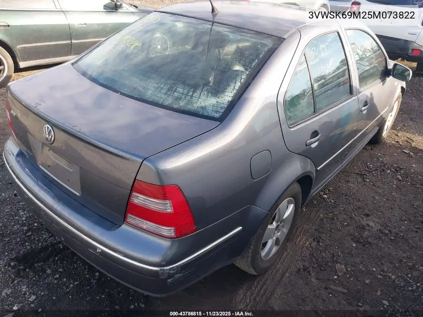 3VWSK69M25M073822 2005 Volkswagen Jetta Gls 2.0L