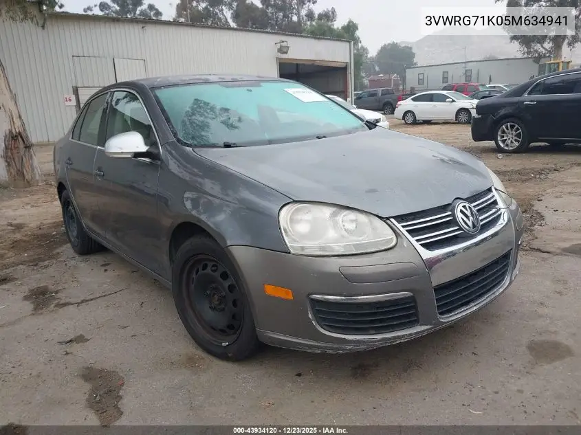 3VWRG71K05M634941 2005 Volkswagen Jetta A5 2.5L