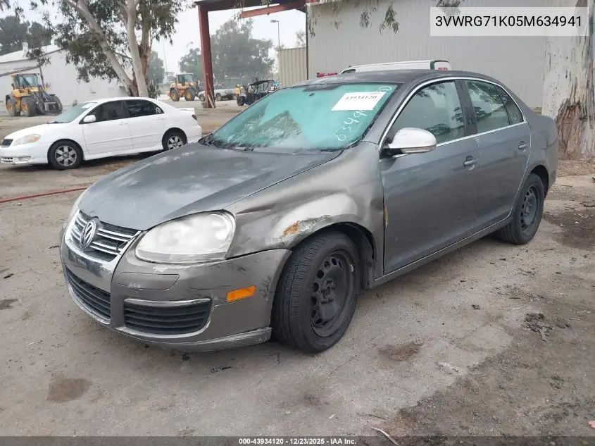3VWRG71K05M634941 2005 Volkswagen Jetta A5 2.5L