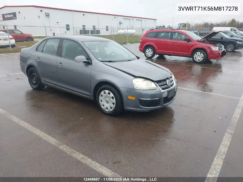 3VWRT71K56M817278 2006 Volkswagen Jetta Tdi