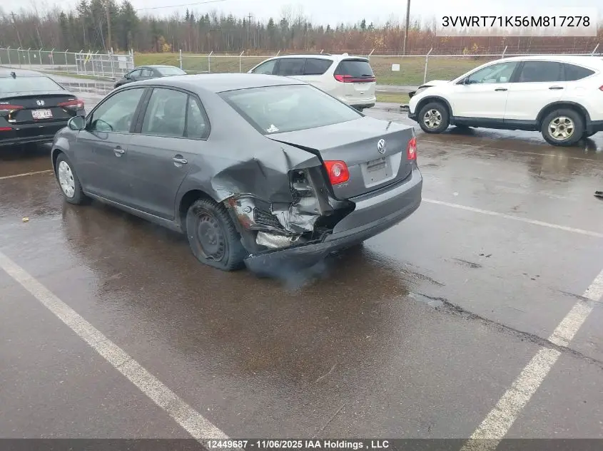 3VWRT71K56M817278 2006 Volkswagen Jetta Tdi