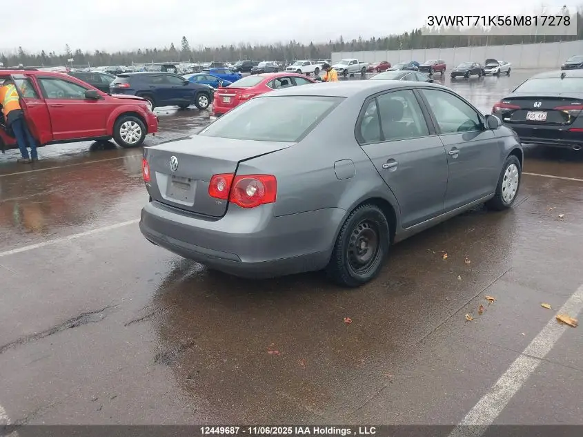 3VWRT71K56M817278 2006 Volkswagen Jetta Tdi