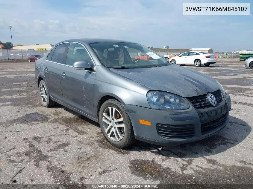 2006 Volkswagen Jetta Tdi VIN: 3VWST71K66M845107 Lot: 40153448