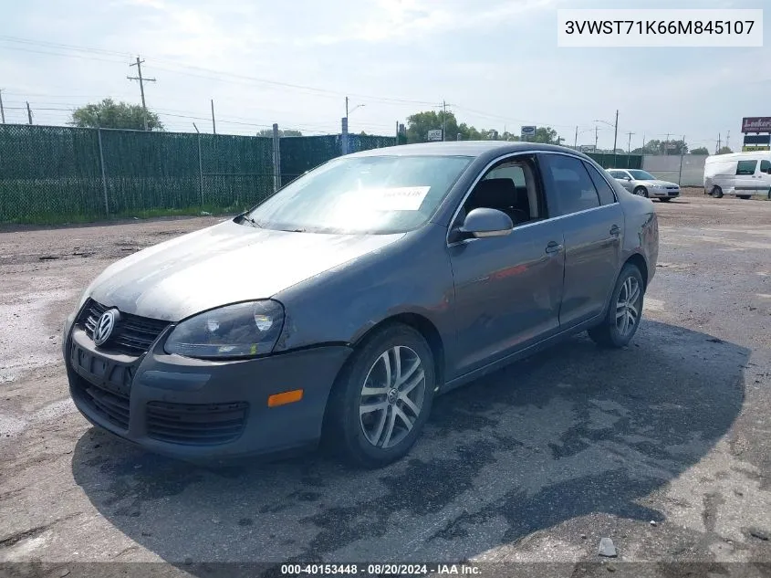 2006 Volkswagen Jetta Tdi VIN: 3VWST71K66M845107 Lot: 40153448