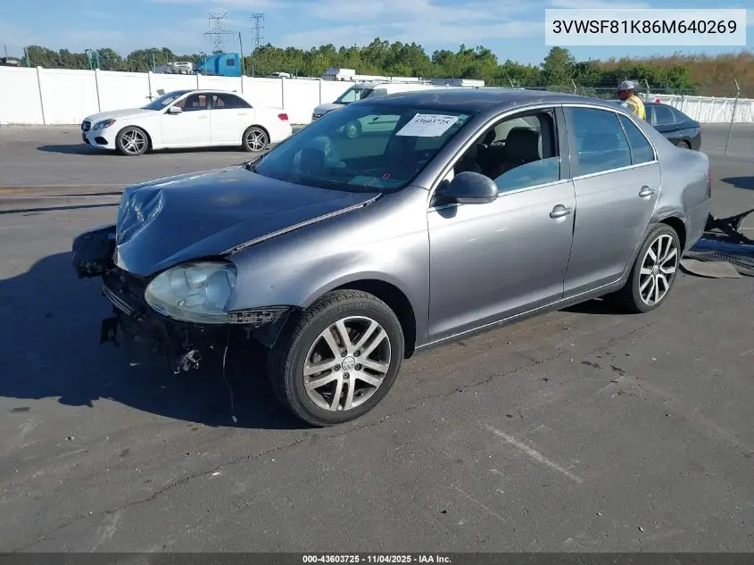 3VWSF81K86M640269 2006 Volkswagen Jetta 2.5