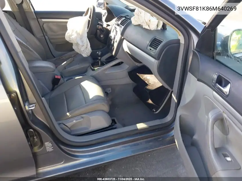 3VWSF81K86M640269 2006 Volkswagen Jetta 2.5