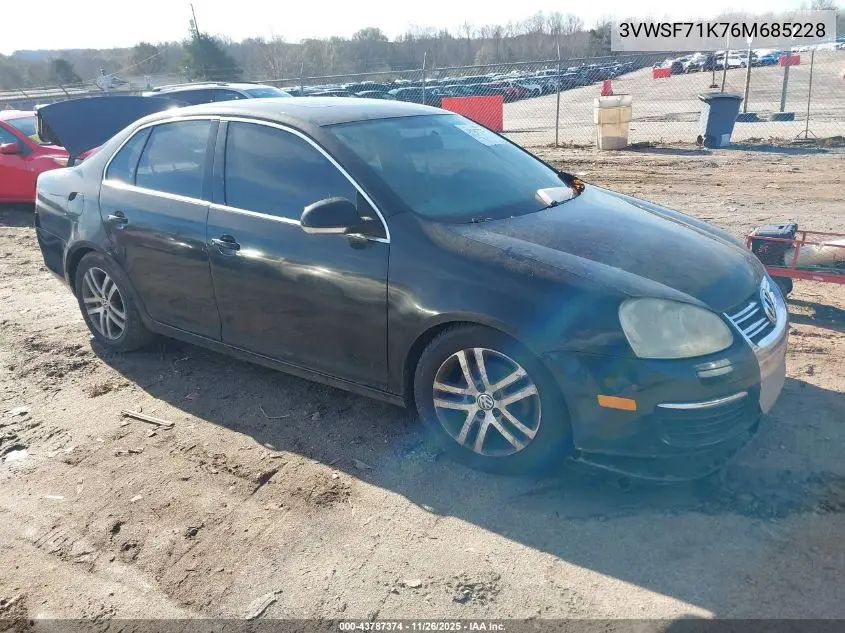 3VWSF71K76M685228 2006 Volkswagen Jetta 2.5