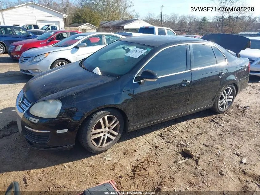 3VWSF71K76M685228 2006 Volkswagen Jetta 2.5