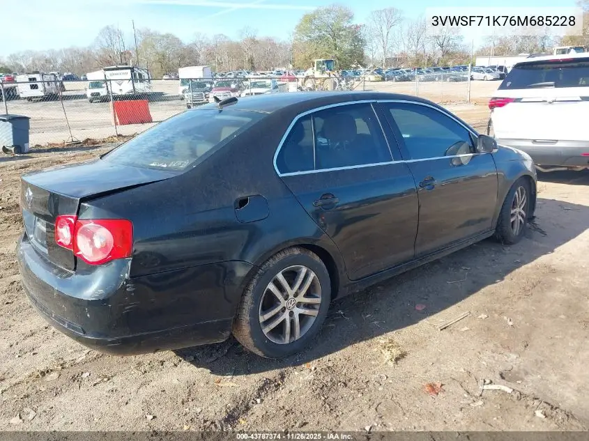 3VWSF71K76M685228 2006 Volkswagen Jetta 2.5