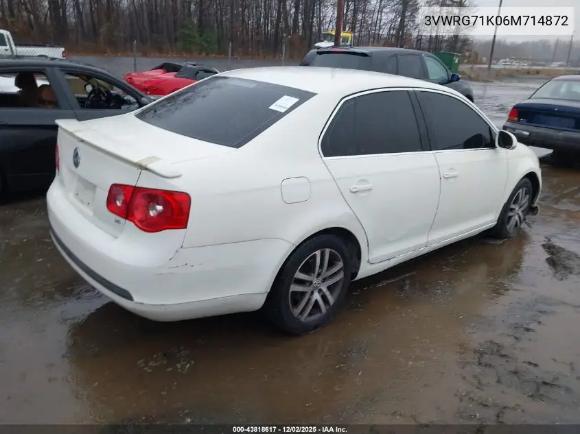 3VWRG71K06M714872 2006 Volkswagen Jetta 2.5