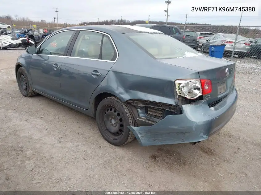 3VWRF71K96M745380 2006 Volkswagen Jetta 2.5
