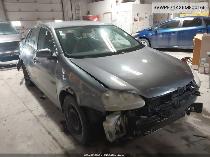 3VWPF71KX6M800166 2006 Volkswagen Jetta Value Edition