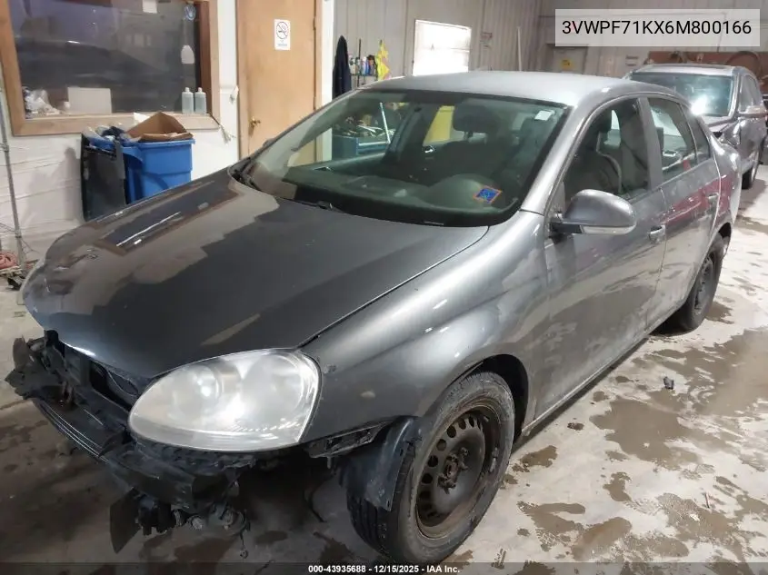 3VWPF71KX6M800166 2006 Volkswagen Jetta Value Edition