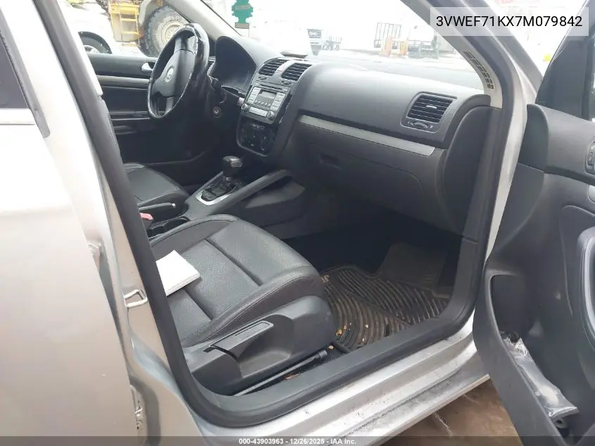 3VWEF71KX7M079842 2007 Volkswagen Jetta Wolfsburg Edition