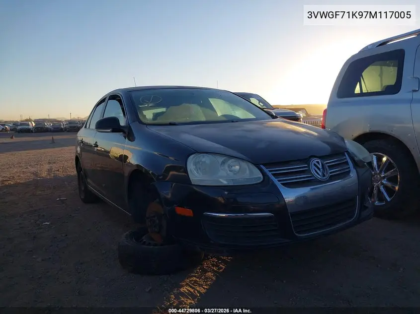 3VWGF71K97M117005 2007 Volkswagen Jetta