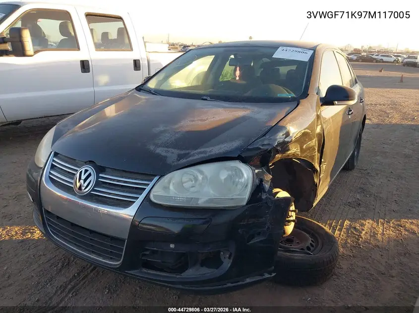 3VWGF71K97M117005 2007 Volkswagen Jetta