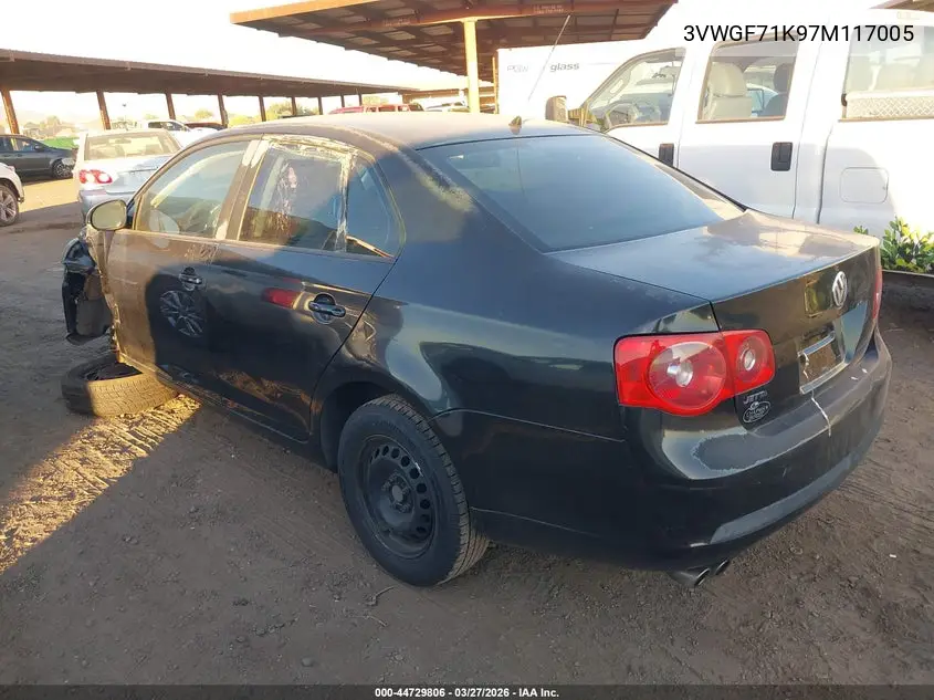 3VWGF71K97M117005 2007 Volkswagen Jetta