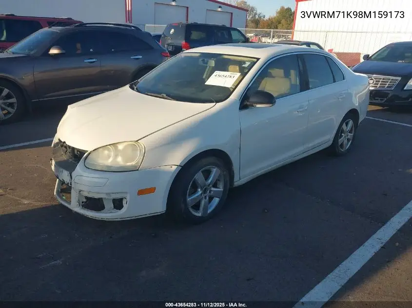 3VWRM71K98M159173 2008 Volkswagen Jetta Se