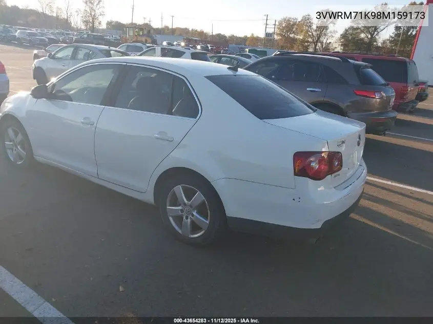3VWRM71K98M159173 2008 Volkswagen Jetta Se